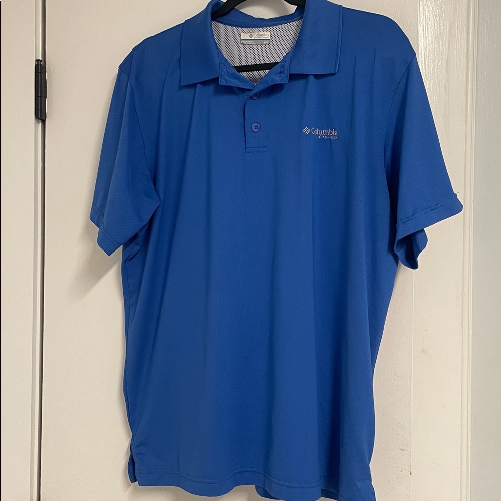 Columbia Vibrant Blue Polo Shirt